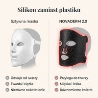 Rivlo NOVADERM 2.0 – sylikonowa maska do terapii światłem LED 4