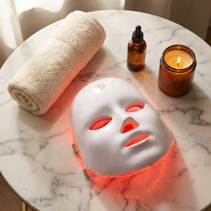 NOVADERM PRO – maska LED do terapii światłem na trądzik i zmarszczki